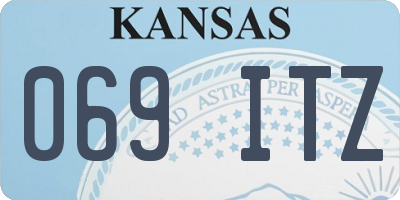 KS license plate 069ITZ