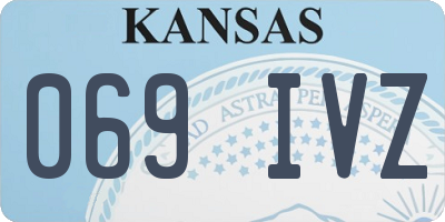 KS license plate 069IVZ