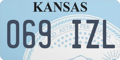 KS license plate 069IZL