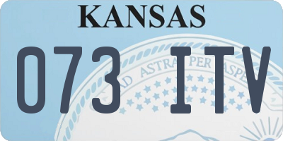 KS license plate 073ITV