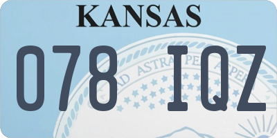 KS license plate 078IQZ