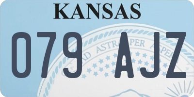 KS license plate 079AJZ