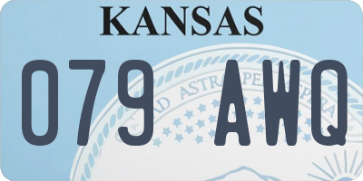 KS license plate 079AWQ