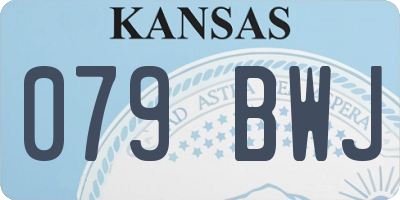 KS license plate 079BWJ