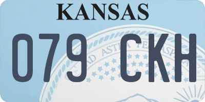 KS license plate 079CKH