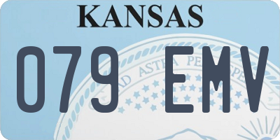 KS license plate 079EMV