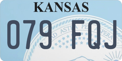 KS license plate 079FQJ