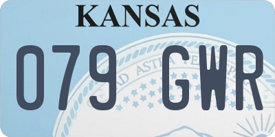 KS license plate 079GWR