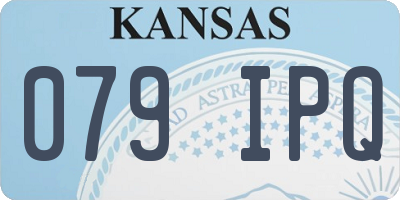 KS license plate 079IPQ