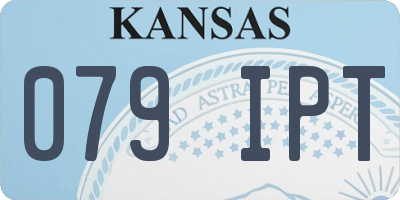 KS license plate 079IPT
