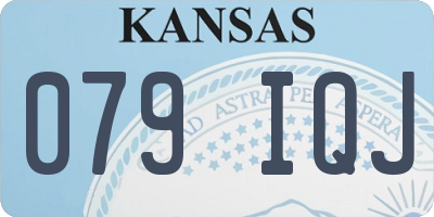 KS license plate 079IQJ