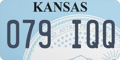 KS license plate 079IQQ