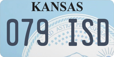 KS license plate 079ISD