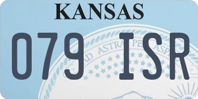 KS license plate 079ISR