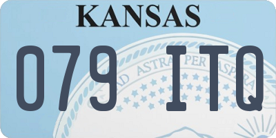 KS license plate 079ITQ