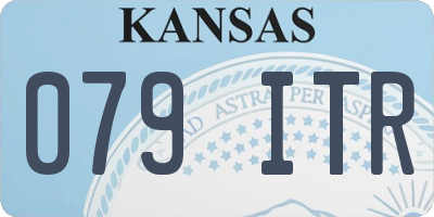 KS license plate 079ITR