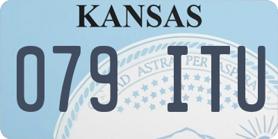 KS license plate 079ITU