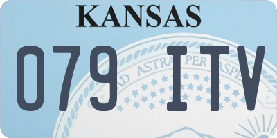KS license plate 079ITV