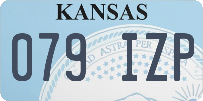 KS license plate 079IZP
