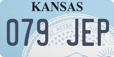 KS license plate 079JEP