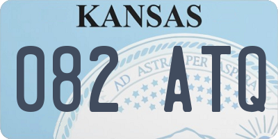 KS license plate 082ATQ