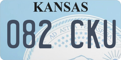 KS license plate 082CKU