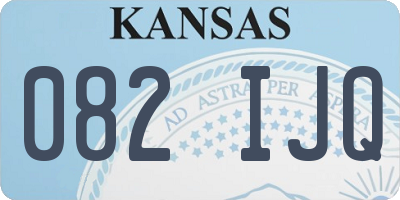 KS license plate 082IJQ