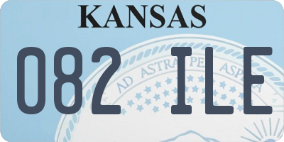 KS license plate 082ILE