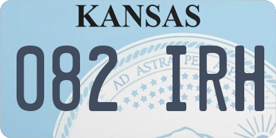 KS license plate 082IRH