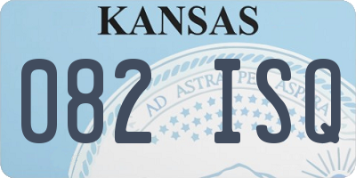 KS license plate 082ISQ