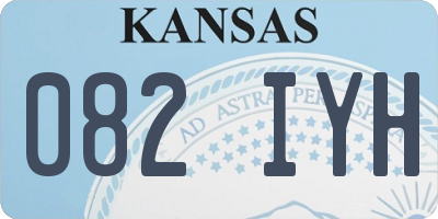 KS license plate 082IYH