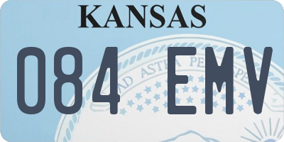 KS license plate 084EMV