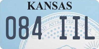 KS license plate 084IIL