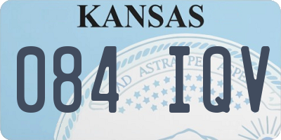 KS license plate 084IQV