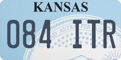 KS license plate 084ITR
