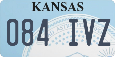 KS license plate 084IVZ