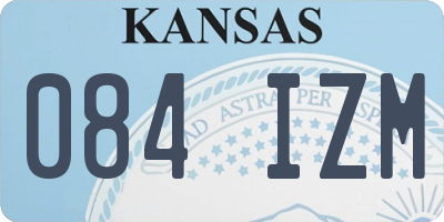 KS license plate 084IZM