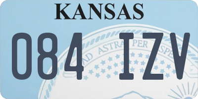 KS license plate 084IZV