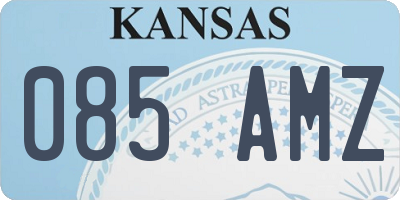 KS license plate 085AMZ