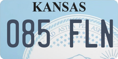 KS license plate 085FLN