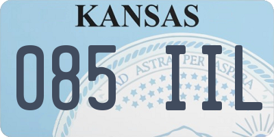 KS license plate 085IIL