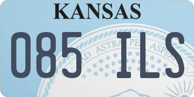 KS license plate 085ILS