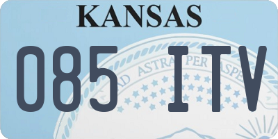 KS license plate 085ITV