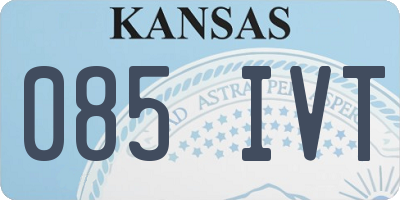 KS license plate 085IVT