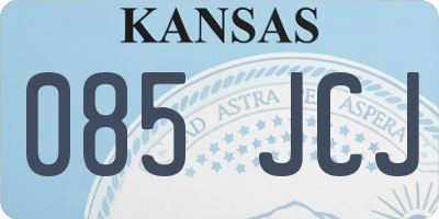 KS license plate 085JCJ