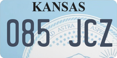 KS license plate 085JCZ