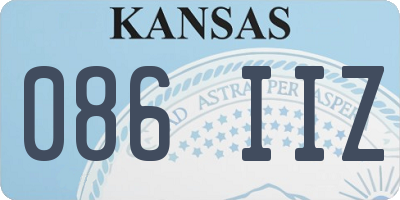 KS license plate 086IIZ