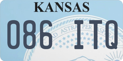 KS license plate 086ITQ