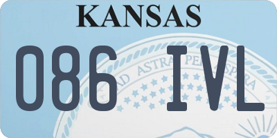 KS license plate 086IVL
