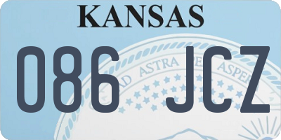 KS license plate 086JCZ